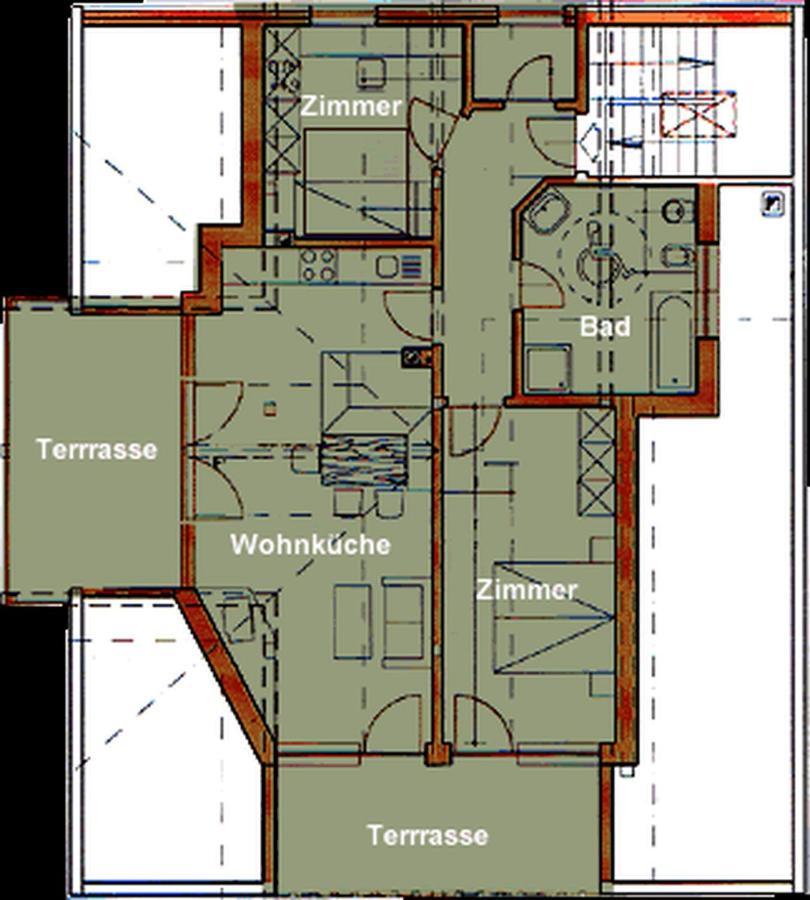 Oberegghof Ferienwohnung Hahnenkamm Рифьяно Экстерьер фото